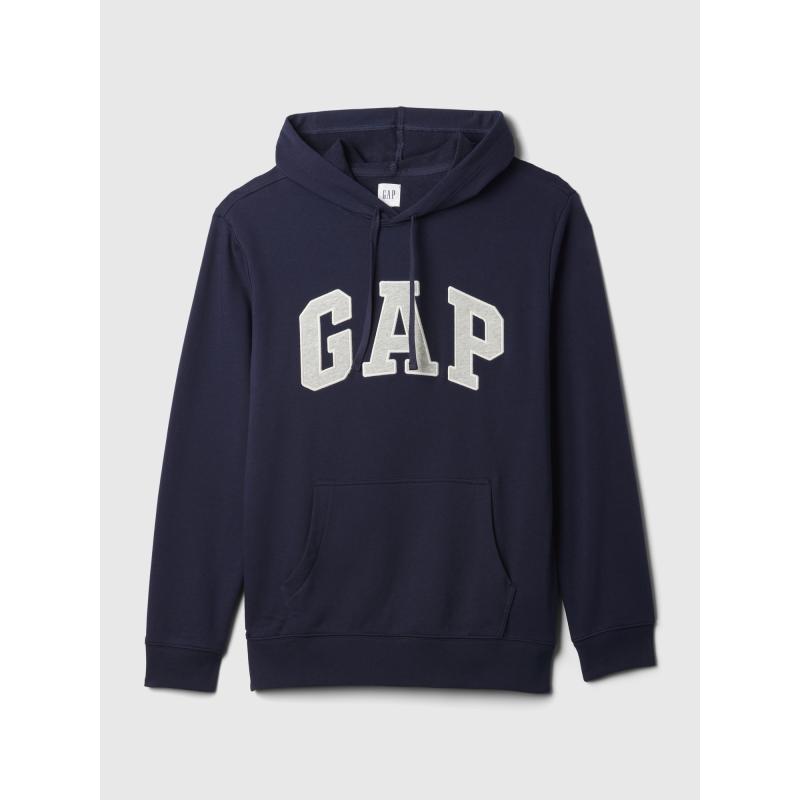 Kapucnis pulóver logóval és kapucnival