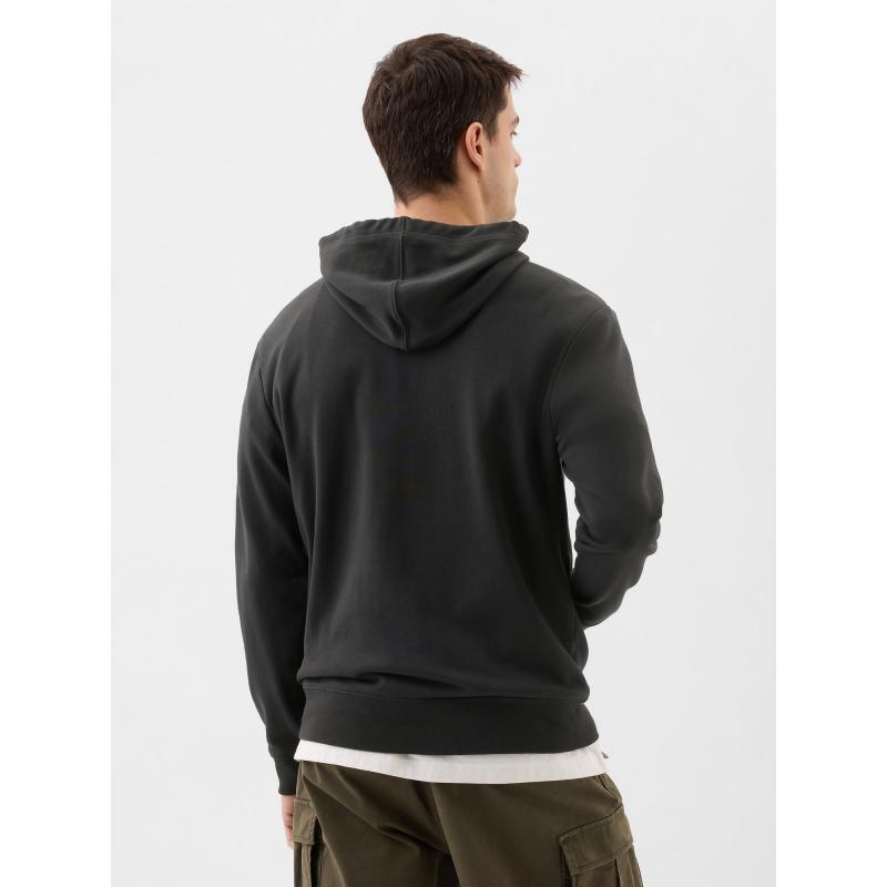 Kapucnis pulóver logóval és kapucnival