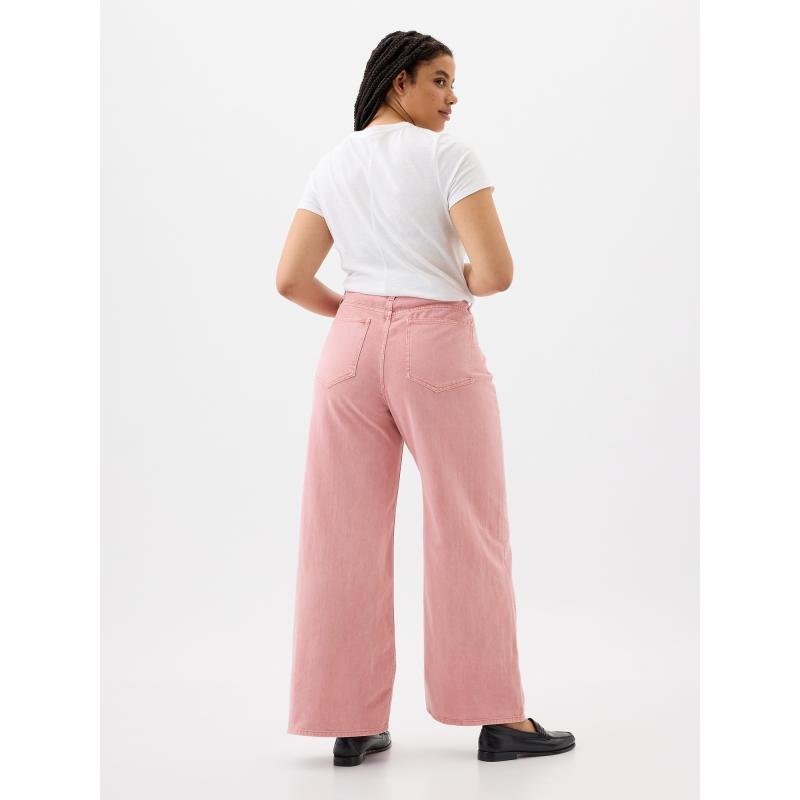 Magas szárú, széles szárú farmer