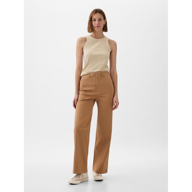 Kalhoty high stride wide leg
