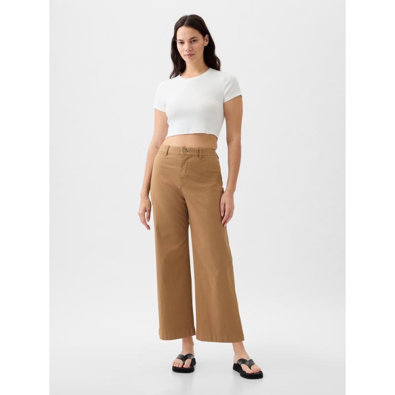 Nadrág széles szárú, magas szárú nadrág