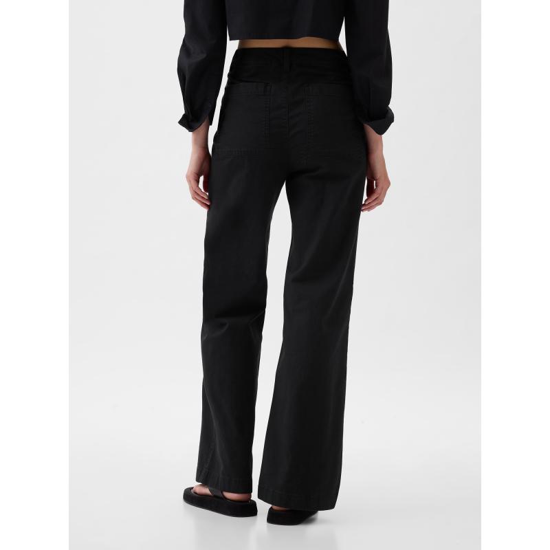 Magas szárú nadrág széles szárú nadrág