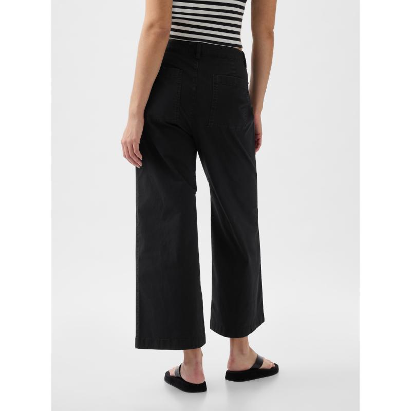 Magas szárú nadrág széles szárú nadrág