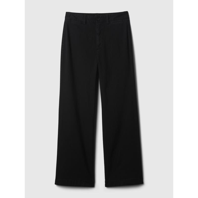 Magas szárú nadrág széles szárú nadrág