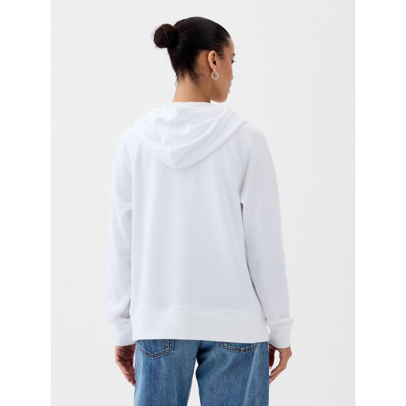 Kapucnis pulóver logóval és kapucnival