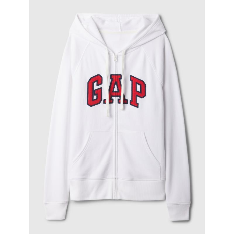 Kapucnis pulóver logóval és kapucnival