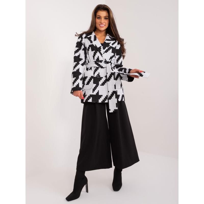 Dámské sako PEPLITE šedočerné 