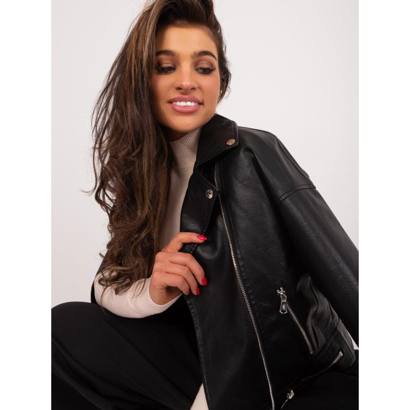 Dámska mikina na zips racerback BIVA čierna