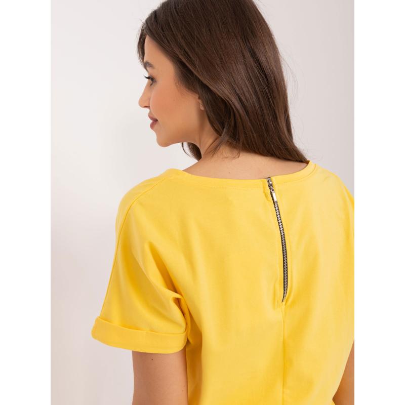 Női kezeslábas hátul cipzárral MENIRA sárga