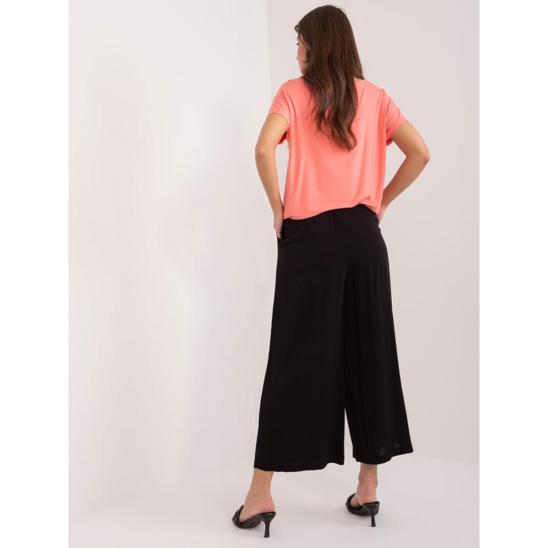 Dámské kalhoty z látky SUBLEVEL černé 