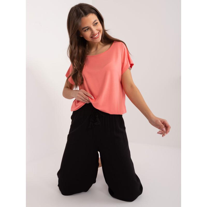 Dámské kalhoty z látky SUBLEVEL černé 