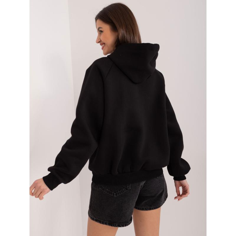 Dámská mikina s kapucí oversize HITA černá 