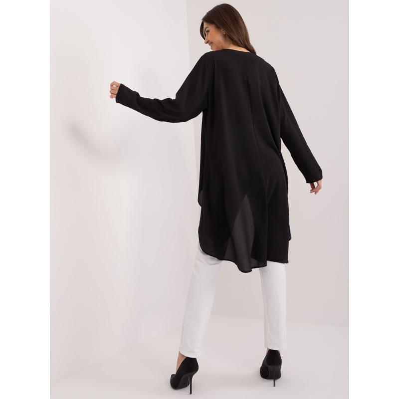 Női ing díszgombokkal DARA fekete