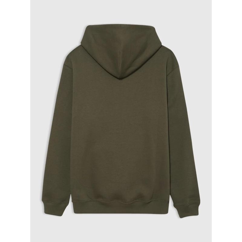 Kapucnis pulóver logóval és kapucnival