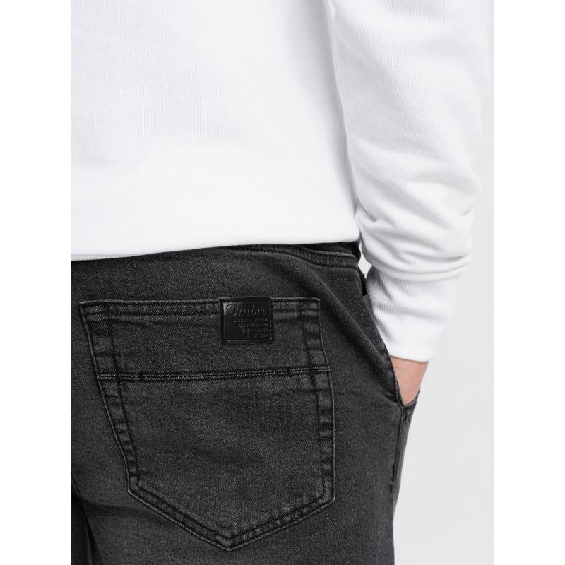 JOGGER férfi farmer nadrág kopásnyomokkal V2 OM-PADJ-0150 OM-PADJ-0150 fekete