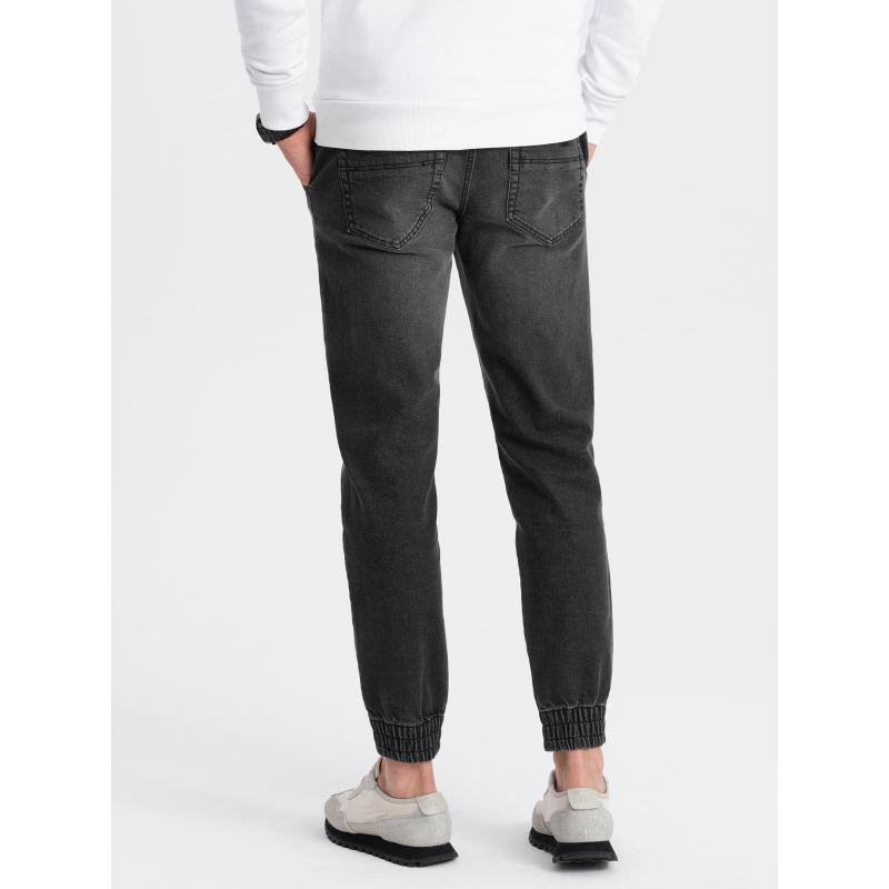 JOGGER férfi farmer nadrág kopásnyomokkal V2 OM-PADJ-0150 OM-PADJ-0150 fekete