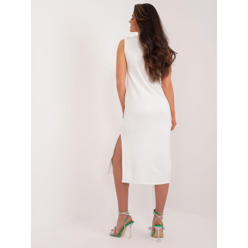 Dámská souprava se šaty a přehozem VIC ecru 