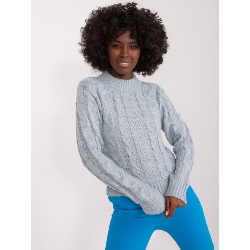 Dámský svetr kostkovaný MAYFLIES mátový