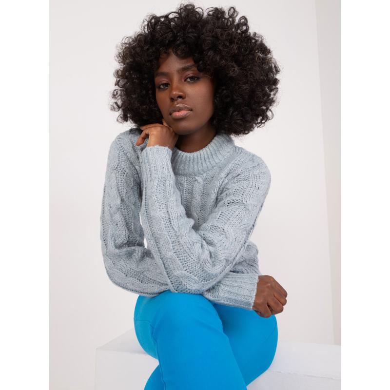 Dámský svetr kostkovaný MAYFLIES mátový