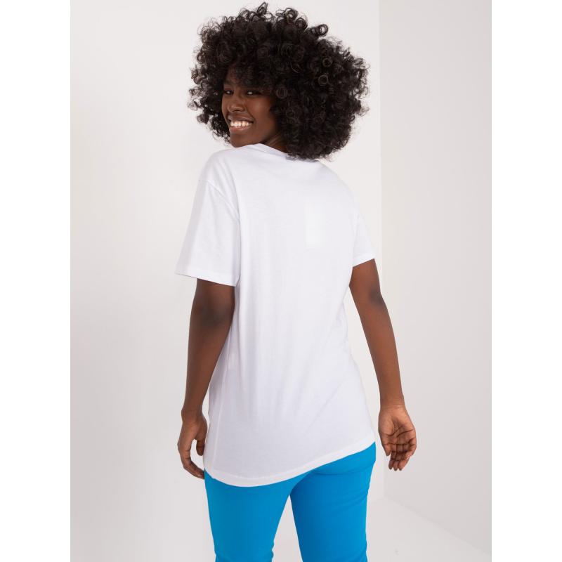 Női póló WILL applikációkkal fehér