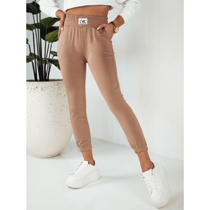 Dámské tepláky CYFL camel