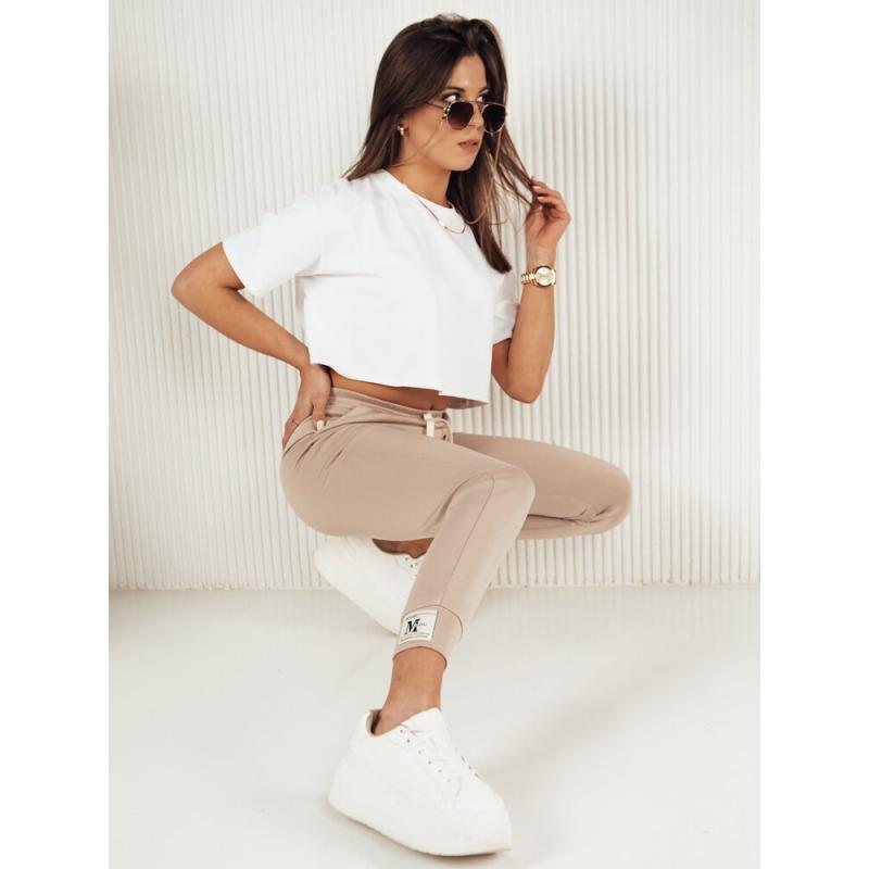 Dámské tepláky MILA béžové