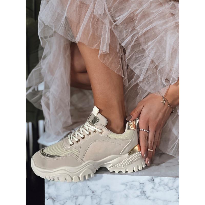 Női tornacipő LIZZE beige