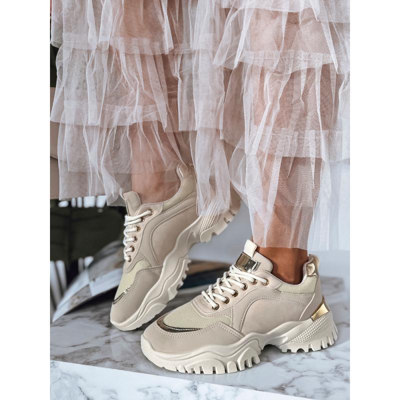 Női tornacipő LIZZE beige