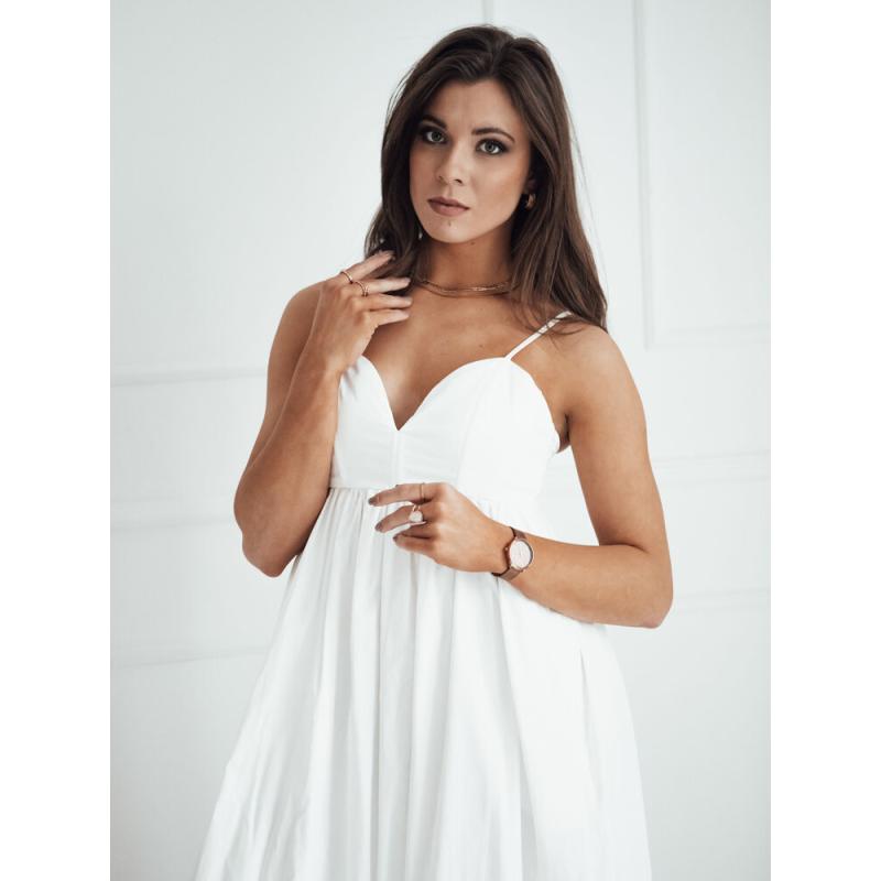 Dámské šaty midi ELIENE bílé