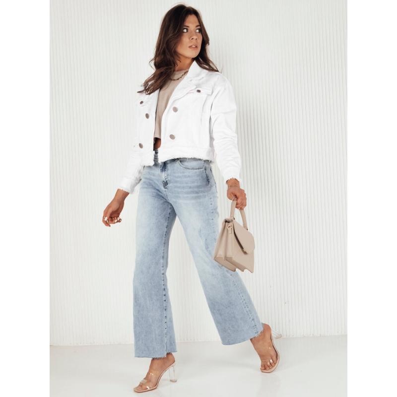 Dámská džínová bunda LUISE bílá