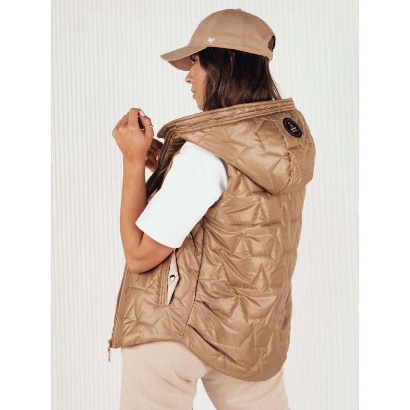 Dámská prošívaná vesta NICOLAS zlatá