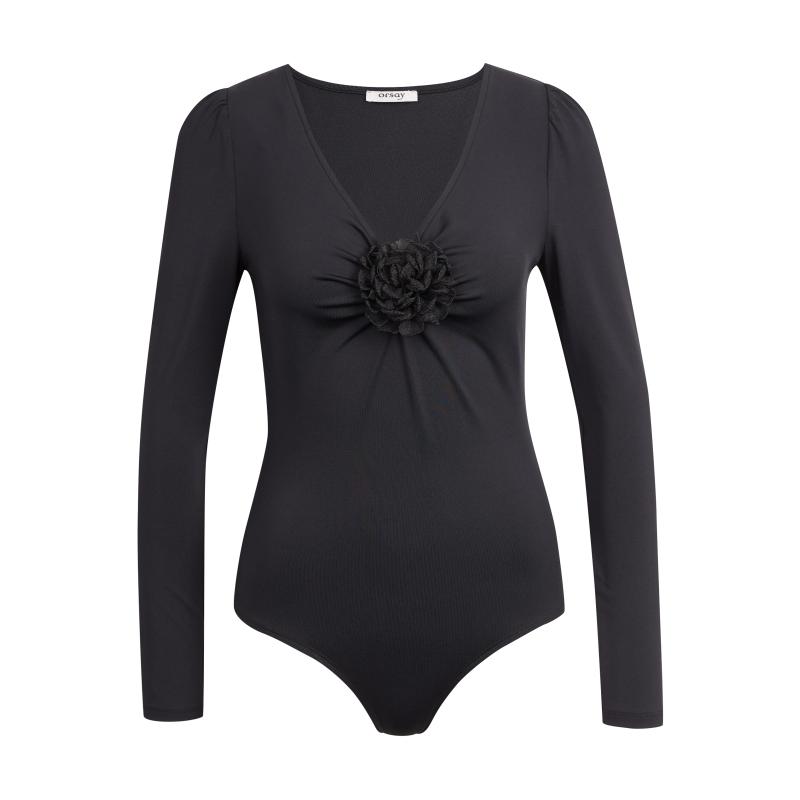 Fekete női bodysuit