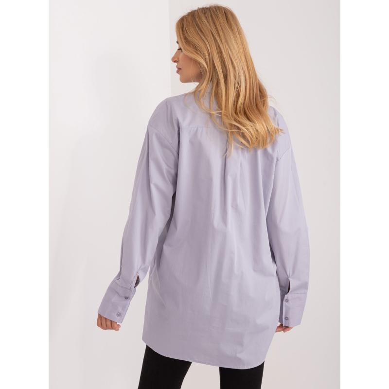 Dámská košile nadměrné velikosti UNIA šedá  