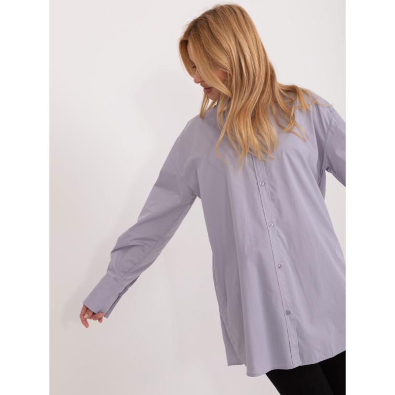 Dámská košile nadměrné velikosti UNIA šedá  