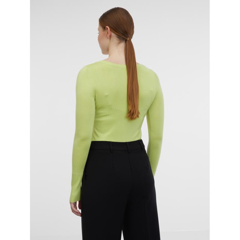 Zelený dámský svetr