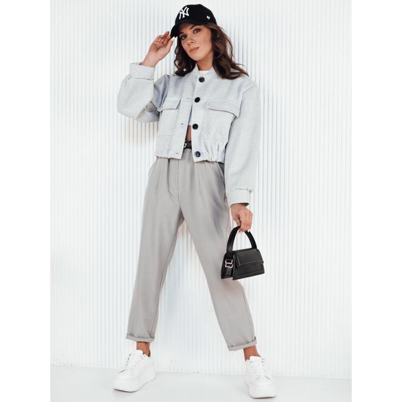 Női bomberdzseki HONES világosszürke