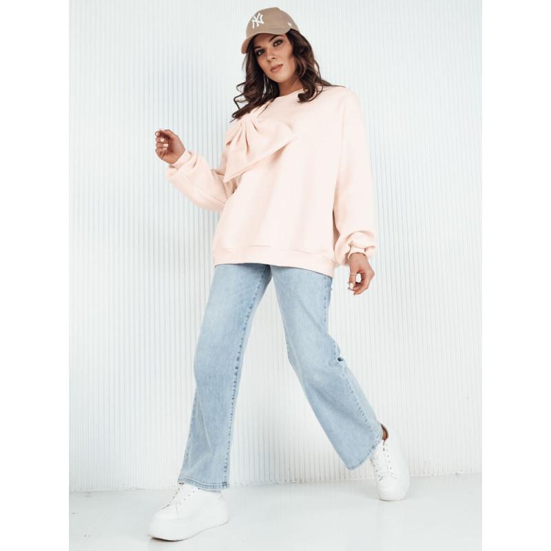 Dámská bunda oversize BOWLOOP broskvová