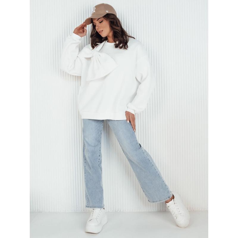 Dámská halenka oversize BOWLOOP ecru