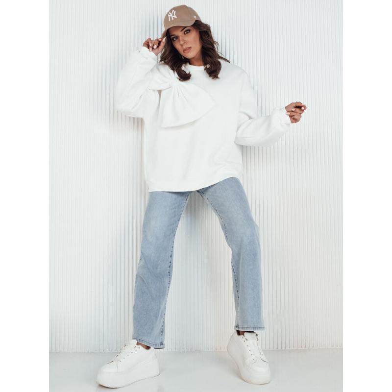 Dámská halenka oversize BOWLOOP ecru