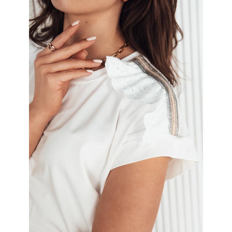 Dámské boho tričko EKOSTIA ecru