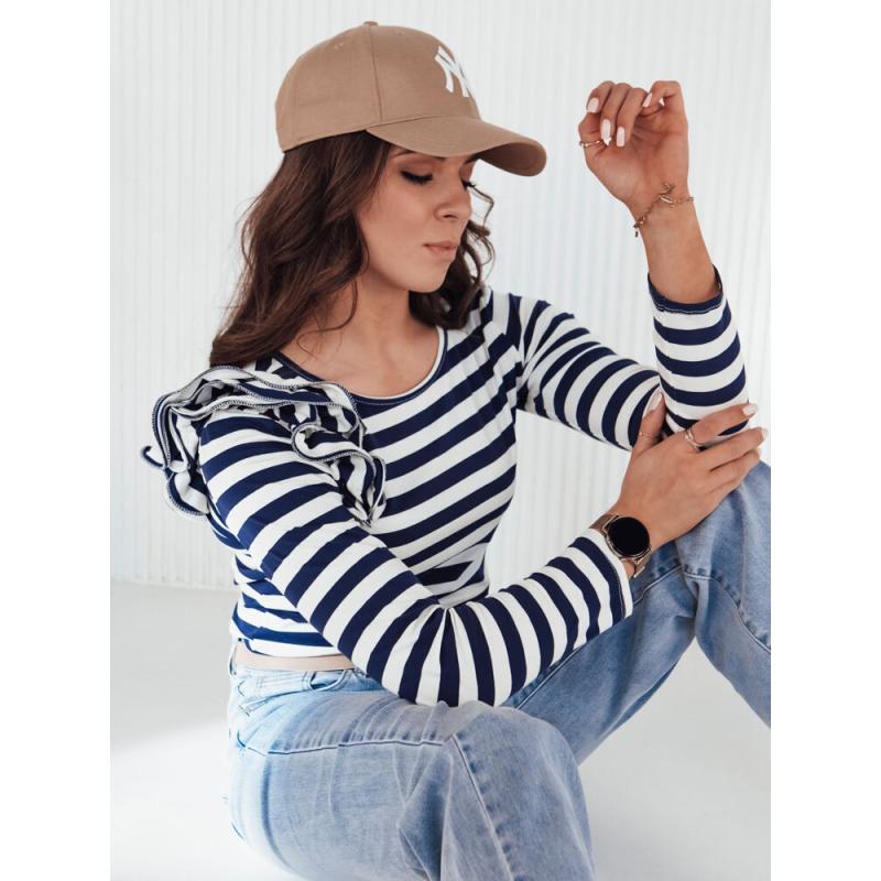 Női blúz MORAS csíkos sötétkék
