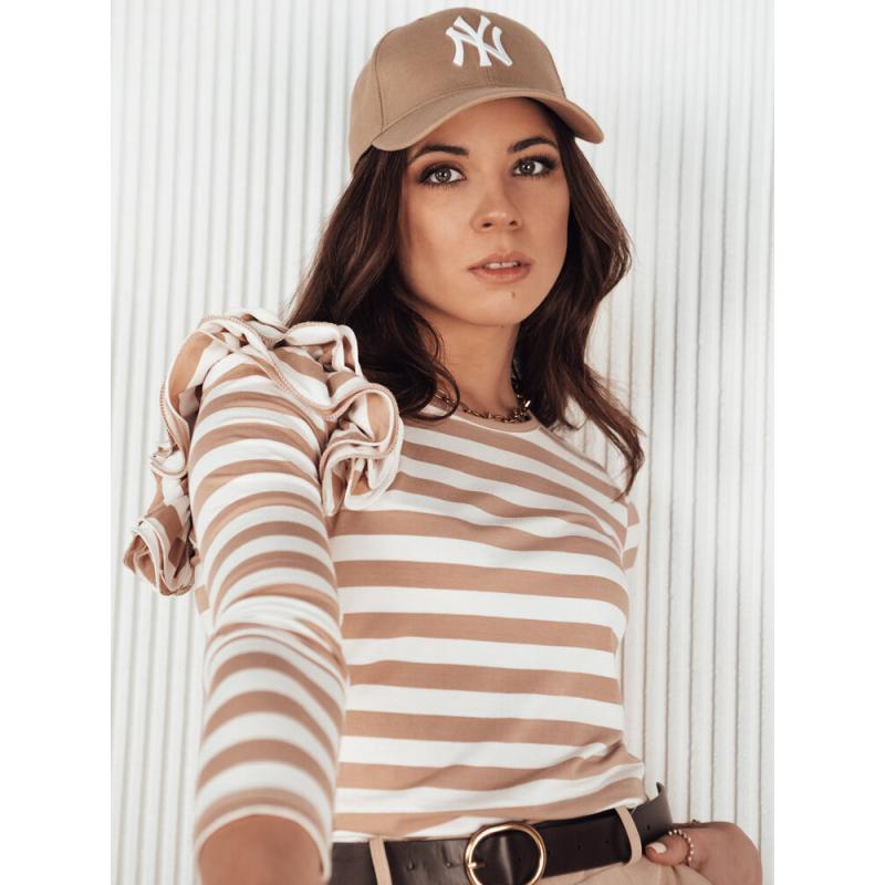 Dámská halenka MORAS pruhovaná béžová