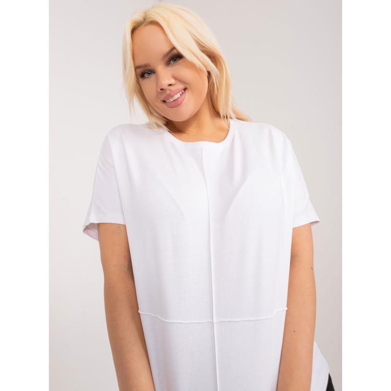 Dámská halenka plus size EVAR bílá 