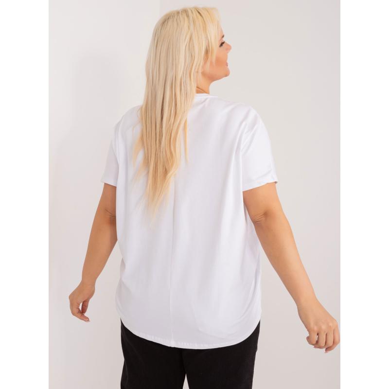 Dámská halenka plus size EVAR bílá 