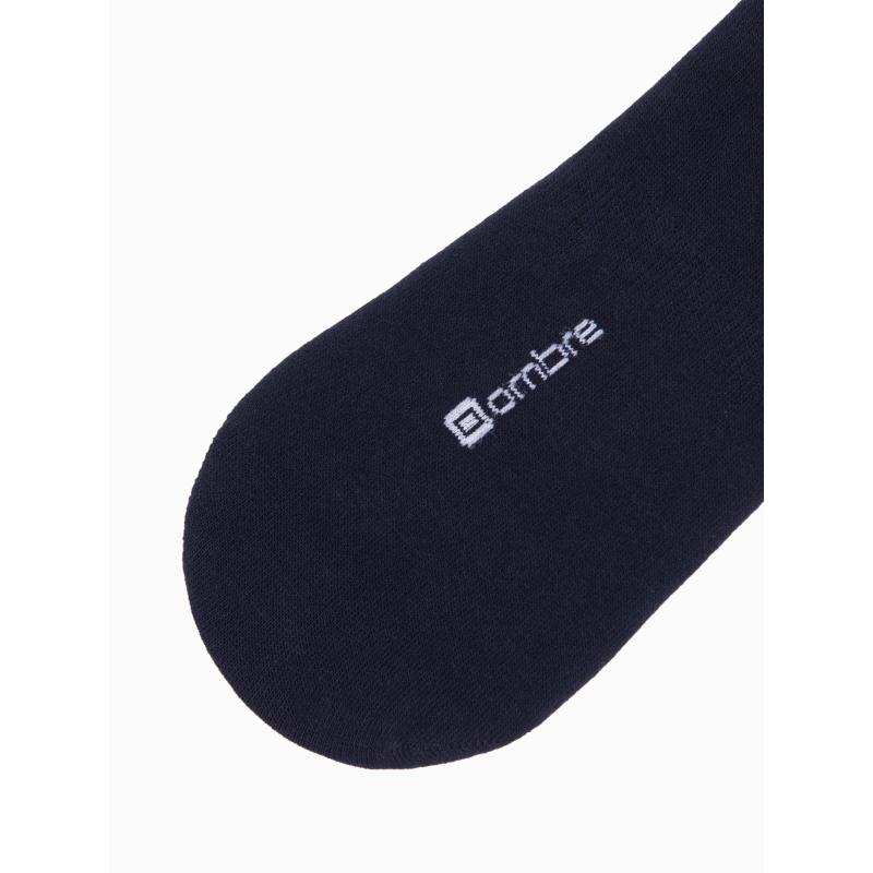 Férfi 4-es csomag lábzokni OM-SOSS-0104 fehér és sötétkék