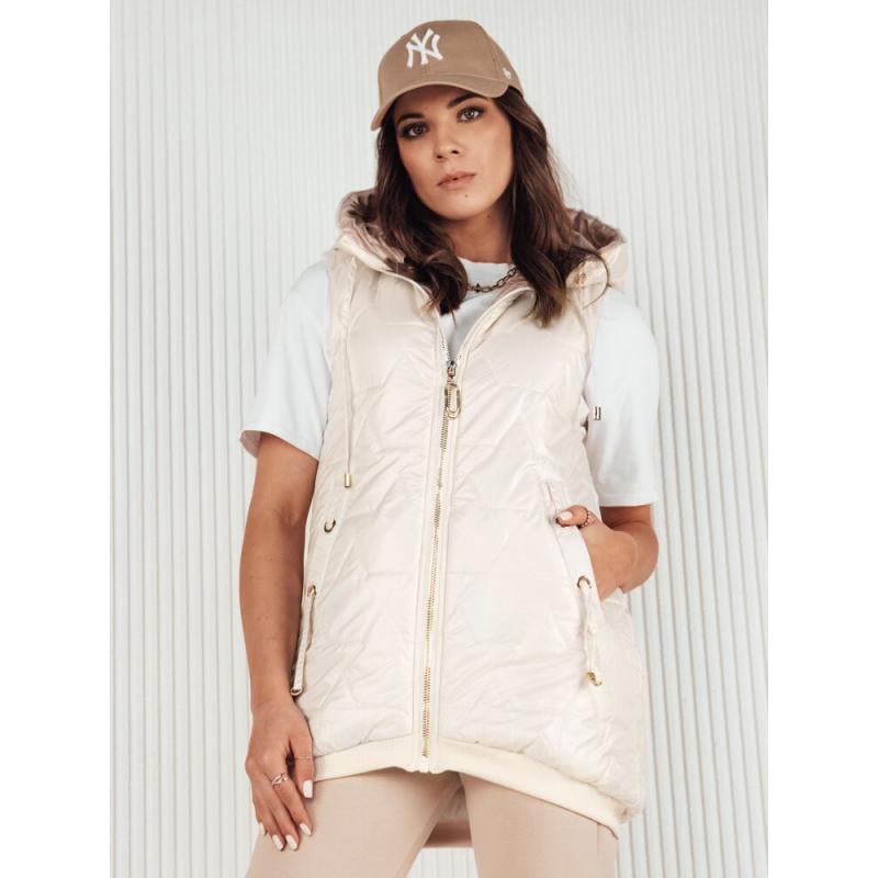 Dámská prošívaná vesta COLINE bílá