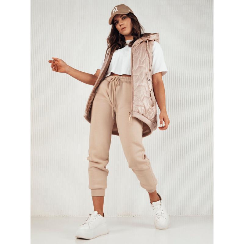 Dámská prošívaná vesta COLINE zlatá