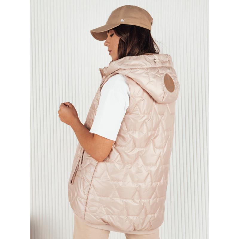 Dámská prošívaná vesta COLINE zlatá