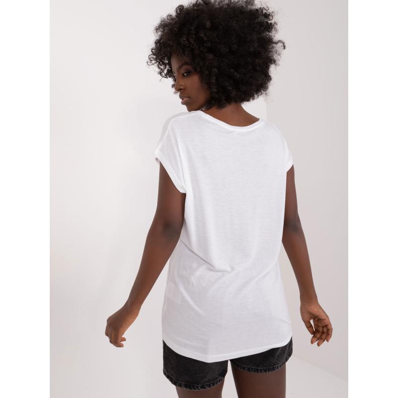 Női póló SUBLEVEL nyomott fehér