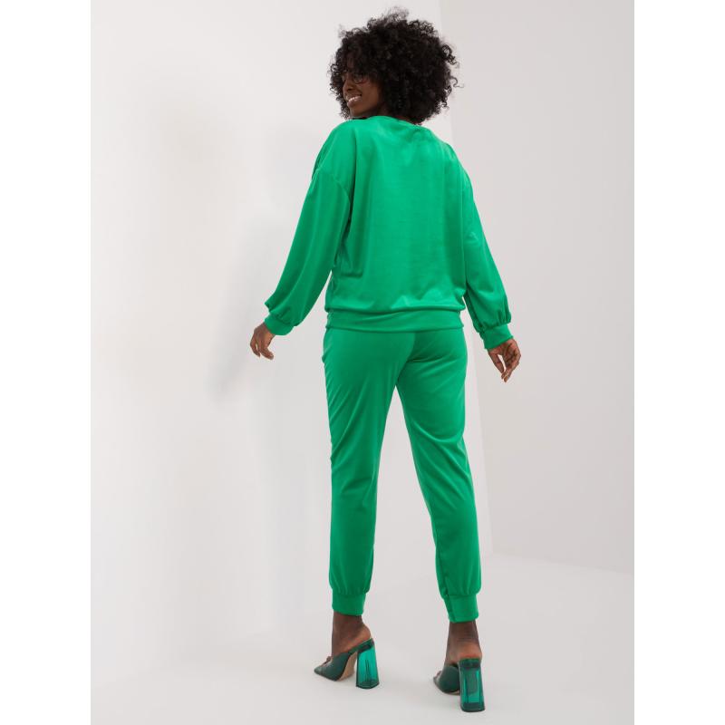 Dámský komplet s mikinou ZORA zelený  